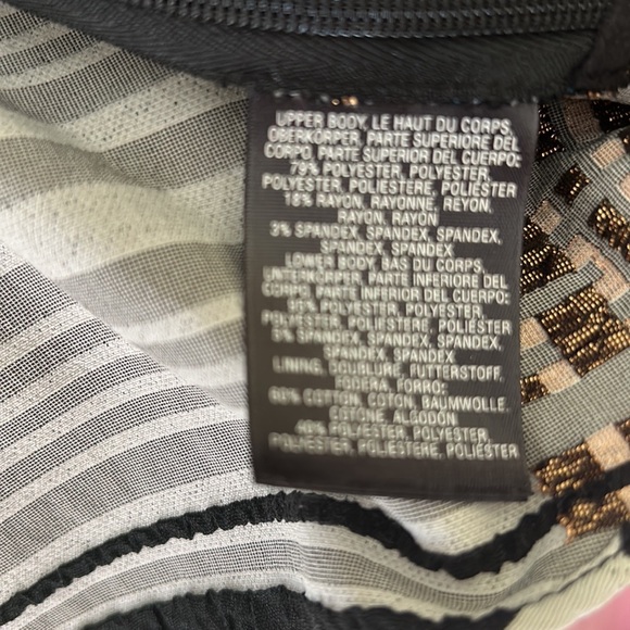 Anthropologie Deletta Nathalie Black Metallic Copper Plaid Peplum Tank Top - XS - Picture 11 of 13